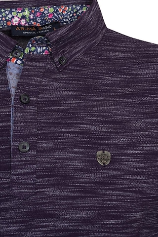 AR-MA Arma Erkek Regular Fit Polo Yaka Tişört Y9tyo7886 Mor