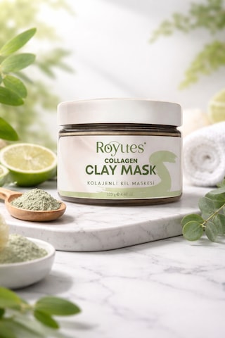 Leke Ve Siyah Nokta Karşıtı Kolajen Kil Maskesi - Collagen Clay Mask 125 Gr