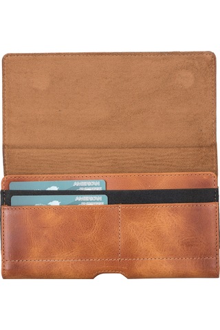 Arc Clıp Heritage Tan Leather Phone Case Taba