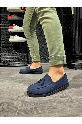 Knack Loafer Erkek Ayakkabı 007 Mavi (539903290) Çok Renkli