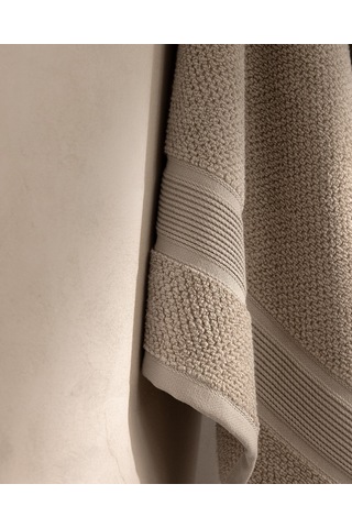 Celine %100 Pamuk Banyo Havlusu - Bej - 70x140 Cm 8684427342893 Çok Renkli