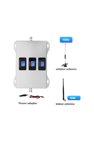 Telesinyal 30 KIRSAL ALAN Gsm Telefon Sinyal Güçlendirici, Yükseltici ve Arttırıcı (üç bantlı) 2g 3g ve 4.5g lte