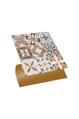 Tink KENDİNDEN YAPIŞKANLI KARMA AFRİKA DESENLİ PVC KARO 30X30 CM