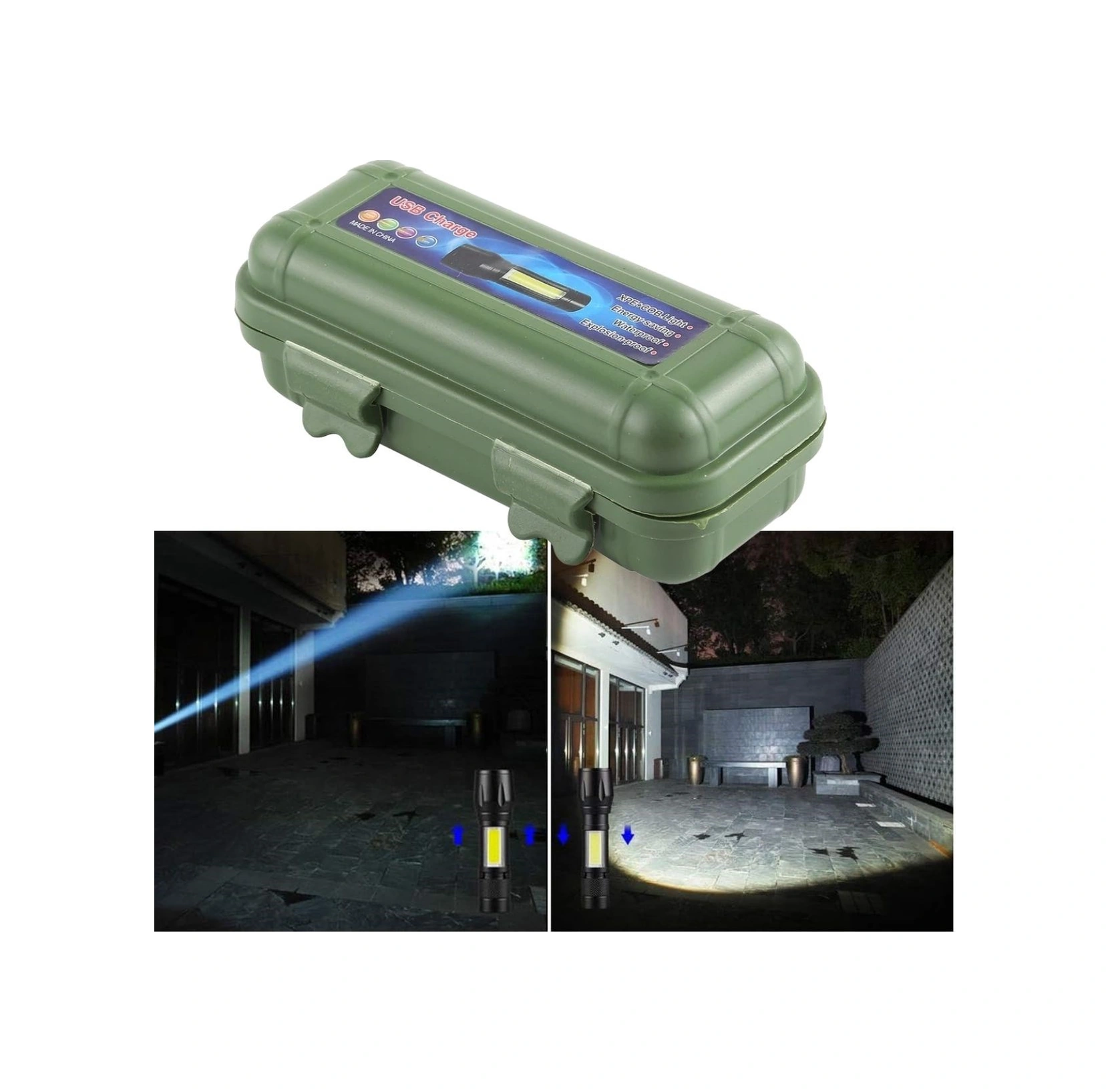 Sıladanal Solar Kutulu Mini El Feneri - Taşınabilir Led Kamp Ve Acil Durum El Lambası