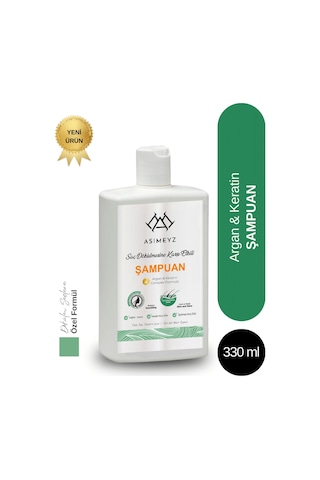 Asimeyz Biberiye Argan Egzema Ve Saç Dökülmesine Kepek Karşıtı Onarıcı Şampuan 330 ML