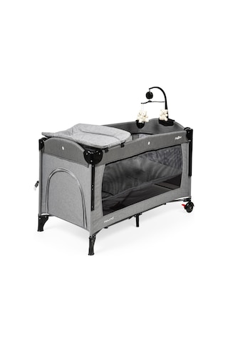 Baby2go Hound Anne Yanı Oyun Parkı 60x120 Cm Gri