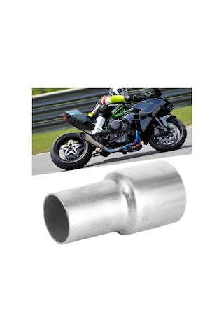 Reedark Stainless Steel Universal Exhaust Pipe Reducer Adapter - 2" To 1.5" Od, Corrosion Resistant, Easy Installation For Muffler/tail Pipe Connection