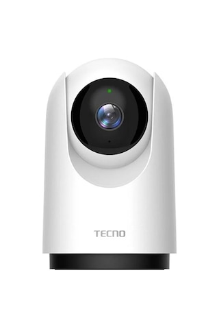 Tecno Th300 3mp 2k Ultra Hd 360 Kablosuz Wifi Güvenlik Kamerası + Tecno 64gb 100mb/s Micro Sd Hafıza Kartı Ve Adaptörü