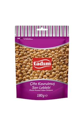 Tadım Çifte Kavrulmuş Sarı Leblebi Ve Tuzlu Sarı Leblebi 180 Gr 6 Lı Karma Paket 180 G