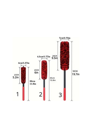Fastbuy Turcoshop11 Esnek Jant Sihirbazı 26x4 5cm Kaliteli Oto Fırçası, Lastik Ve Jant Detay Temizliği
