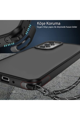 Samsung Galaxy Uyumlu A05s Kılıf Elegant Seri Silikon Kapak
