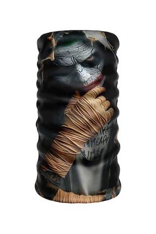 Bebo Store Extreme Spor Motor Ve Bisiklet Kullananlara Özel Desenli Reflektörlü Buf Boyunluk Bandana Balaklava Joker-190 Çok Renkli