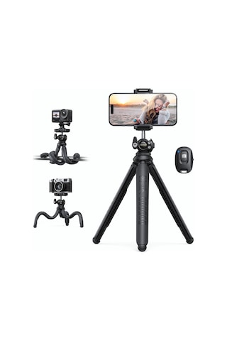 Lamicall Cep Telefonu Ve Kamera Uzaktan Kumandali Selfie Çubugu Tripod Sttp02