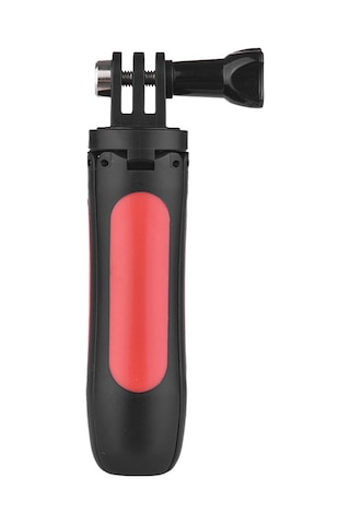 Springsun Kırmızı Mini Tripod Ve Selfie Stick, Su Geçirmez Kılıfı Olan Tüm Spor Kameraları İçin Uygun Gopro, Yi, Sjcam