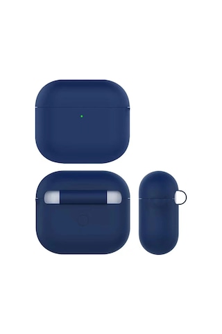 Apple Uyumlu AirPods Pro 2 Kılıfı Silikon Kılıf Şarj Bölümü Tıpalı Soft Yumuşak Kablosuz Şarj Destek Açık Yeşil