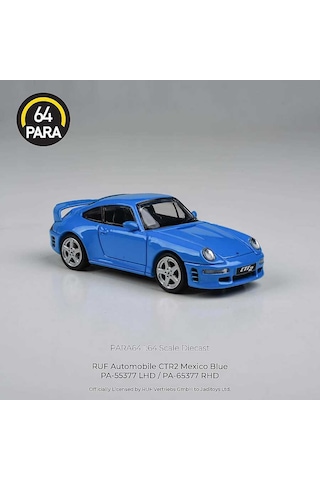 Para64 Porsche Ruf 1995 Ctr2 Mexico Blue Pa-55377 Çok Renkli