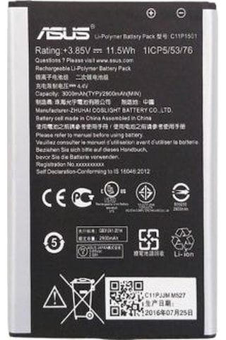 Asus Zenfone 2 Laser 5.5 Pil Batarya Ze550Kl