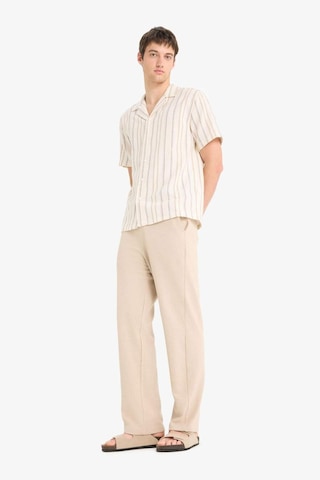 DeFacto Beli Bağcıklı Wide Leg Geniş Paça Eşofman Altı E5212AX25SMBG170