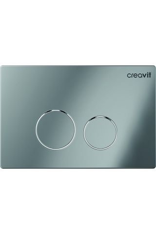 Creavit Terra Parlak Krom Kaplama Kumanda Paneli GP9004.00 Krom