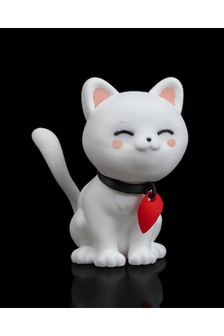 Purrfect Pair Mıknatıslı Kalpli Aşık Kediler Biblo Seti 10 Cm