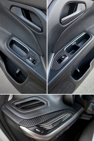 Fiat Egea Uyumlu İç Trim Kaplama Set Mat Karbon Siyah Kaplama Rengi - Siyah Karbon