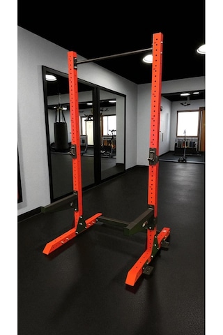 Pro Squat Stand Bench Press & Barfix Kullanımına Uygun J-cups + Emniyet Kolları Dahil