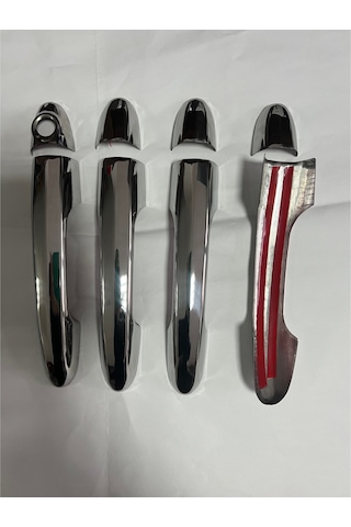 Fiat Egea Sedan-Hb-Cross Krom Kapı Kolu Uyumlu Paslanmaz Çelik