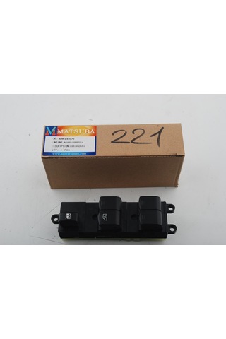 Nissan Navara 2007-2014 Çerçevesiz Sol Cam Açma Düğmesi 25401eb30b