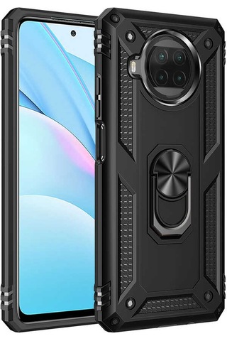 Xiaomi Redmi Note 9 Pro 5g Kılıf Zore Vega Kapak Siyah