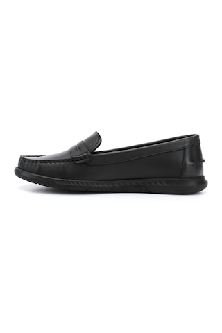 Gönderi(R) Gönderi R Siyah Rok Hakiki Deri Comfort Loafer Siyah