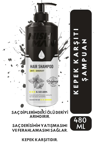 Nıshman Kepek Karşıtı Şampuan Antı-dandruff 480 Ml