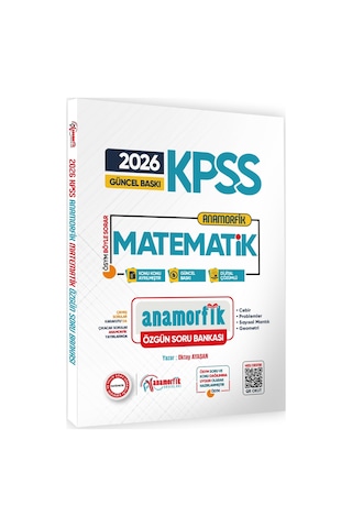 2026 Kpss Yeni Sistem Anamorfik Matematik Özgün Soru Bankası Konu Konu Dijital Çözümlü