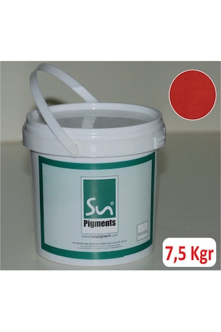 Demir Oksit Kırmızı 120 Pigment - 7,5 Kg
