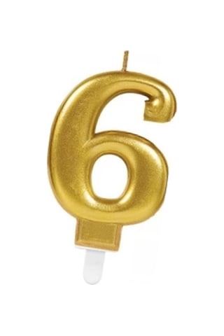 6 Rakam Mum Gold Renk Evimdeyokyok Altın