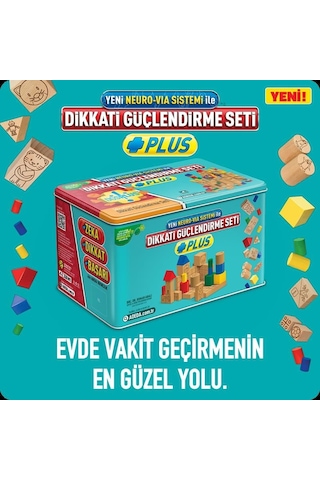 Dikkati Güçlendirme Seti Dgs Plus 4 Yaş Metal Kutu - Osman Abalı