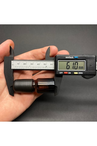 3 Ml Amber Cam Roll-on Şişe , Cam Esans Şişesi , 3cc Cam Bilyeli Şişe X 6 Adet