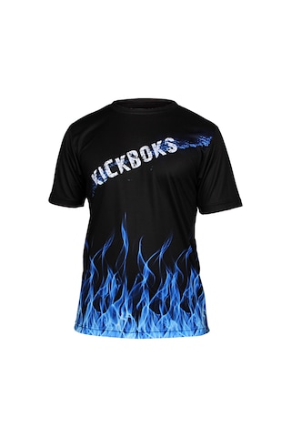 Dosmai Dijital Baskılı Kick Boks Spor T-shirt Mavi Kbt083