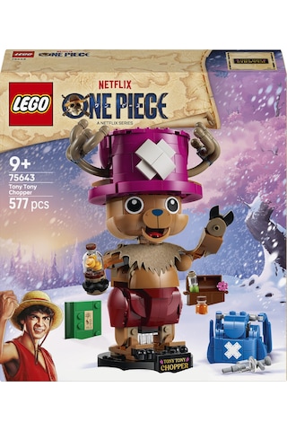 LEGO® ONE PIECE Tony Tony Chopper 75643 - 9 Yaş ve Üzeri Çocuklar için Aksesuarlar İçeren Yaratıcı Oyuncak Yapım Seti (577 Parça)