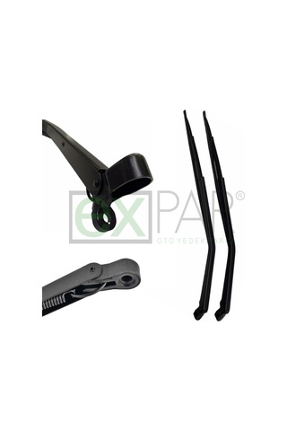 Tofaş Şahin Ön Cam Silecek Kollu Süpürge Takımı 1988-2001 Komple Oem Tip Metal Gövde