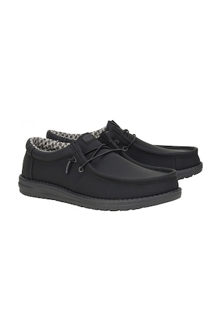 Oxford Klasik Erkek Hd.41894-070 Hey Dude Wally Classic Black/charcoal Black/charcoal