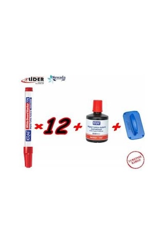 Kraf 770 Silinebilir Yazı Tahtası Kalemi Seti Board Marker Mavi