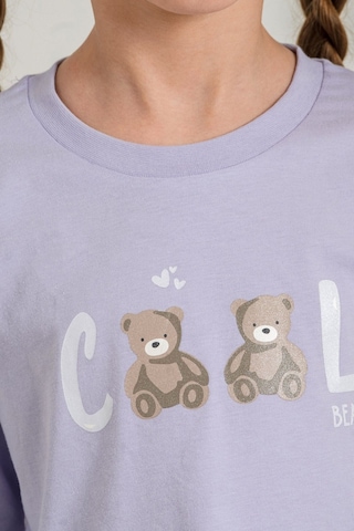 Rolypoly Kız Çocuk Cool Bear Mor Uzun Kol Pijama Takım Rp3912-c-v2 Rp3912-c-v2
