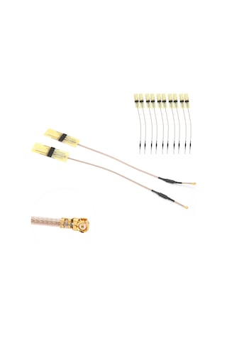 Yaleker 10 Adet 2.4g/5g Ipx Anten, Mini Pcı-e Wifi Bluetooth Dahili Anten, 17cm Uzunluk, Basit Kurulum, Plug & Play, Kaliteli Performans