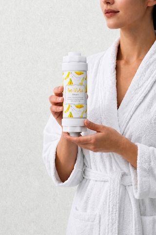 Banana C Vitaminli Aromatik Duş Filtresi - Saç Dökülme Karşıtı, Cilt Besleyici Klor Ve Kireç Arıtıcı Duş Filtresi 150gr Saydam