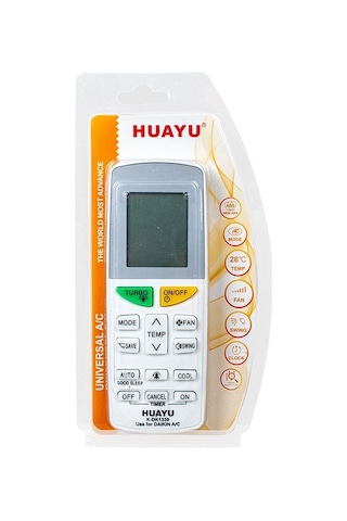 Daikin Universal Klima Kumanda Huayu K-Dk1339