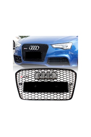 Autogp Audi A5 Rs5 Ön Panjur Izgara 2012 / 2015 B8 Siyah Agp-sm-2013-54