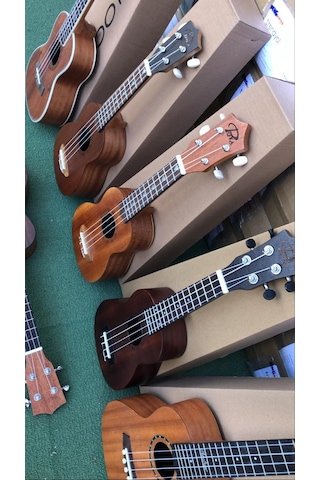 Puka Soprano Ukulele Maun Ağacı Kılıf. Pena
