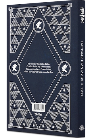 Mabbels Mösyö Taha Harry Potter Haftalık Ajanda Ravenclaw Çok Renkli