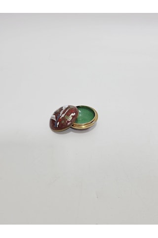 Antika Cloisonne Minyatür Kutu 4,5x2,3cm 079