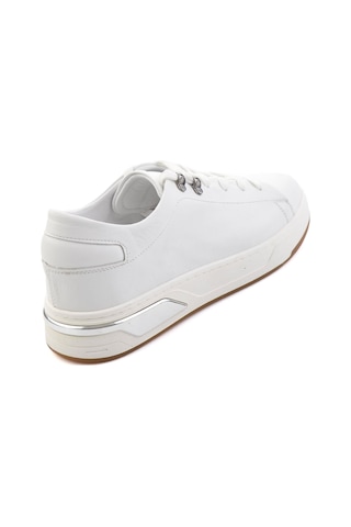 Bambi Beyaz Hakiki Deri Erkek Sneaker E01593000503